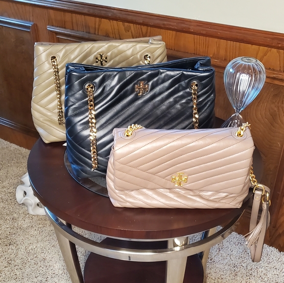 Tory Burch Kira Chevron Flap Shoulder Bag - Picture 2 of 9